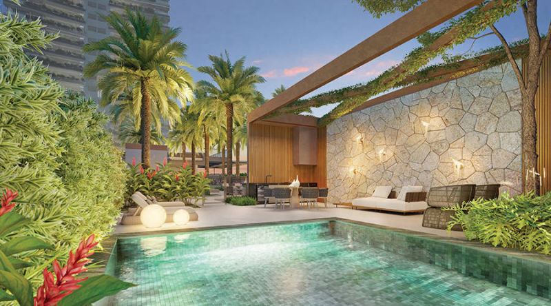 Eden East Park Brooklin – Lounge Piscina